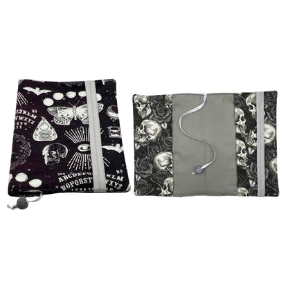 Ouija Mystic Fabric Book Cover with Silver Decorative Bead